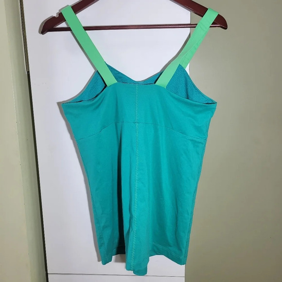 ❤️ 3 for $35 patagonia blue green sleeveless tank  top stretch size large - Picture 2 of 5